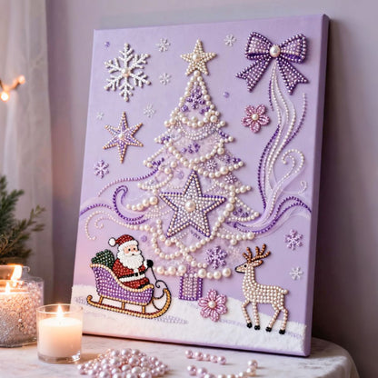 Relaxing Craft Kit for Adults: Framed Pearl Art, Home Decor Gift Idea